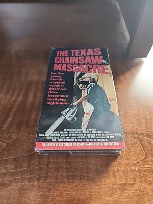 The Texas Chainsaw Massacre (1974) | VHS | 1993 Release | Sealed