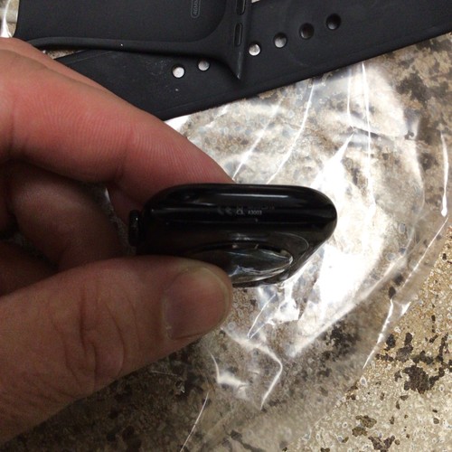 Bracelet nylon noir aluminium noir GPS uniquement Apple Watch Series 10 46 mm - Photo 3 sur 6