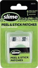 Slime 20272 Bike Skabs Pre-Glued Patch Kit, for bike tube puncture 1, Green 