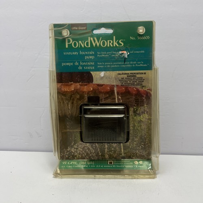 #ad #ad Little Giant PES 100 PW Series Statuary Fountain Pump 95 GPH 6ft Cord 566605 $19.99