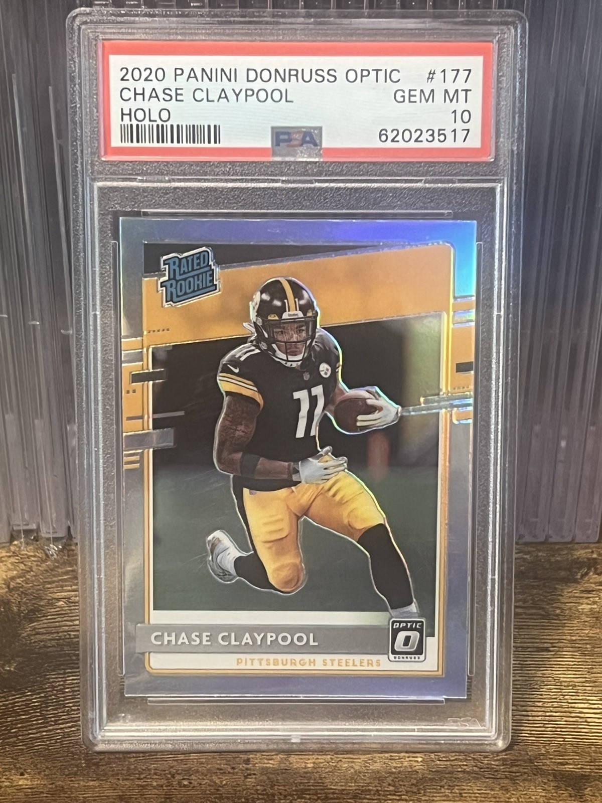 Chase Claypool Panini Donruss Optic #177 Holo