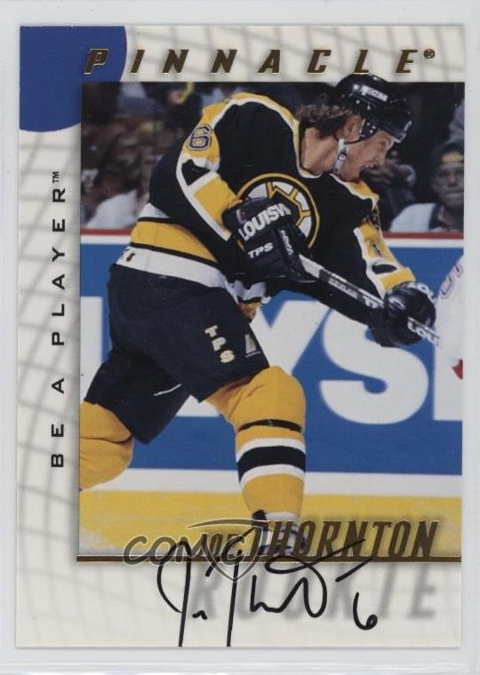 1997-98 Pinnacle Be A Player Auto Joe Thornton #232 Auto HOF 1oo3