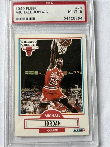 1990-91 Fleer - Michael Jordan #26 PSA 9 Old Label