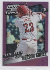 2014 Panini Prizm Perennial Draft Picks Purple 35/149 Nelson Gomez #78 k0w