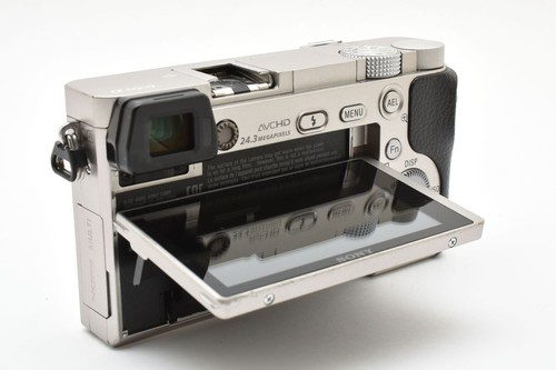 SONY ALPHA A6000 MIRRORLESS DIGITAL CAMERA ILCE-6000 Silver Lensless - Picture 6 of 10