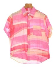 Tricot Comme Des Garcons Casual Shirt M Pink X Beige Orange All Over Pat