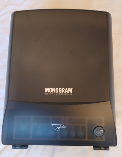 Monogram 9862024 Automatic Hands-Free Paper Towel Dispenser Black 16" x 12" x 9"
