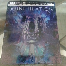 Annihilation Limited Edition Steelbook 4k Ultra Hd Blu-ray No Digital Code