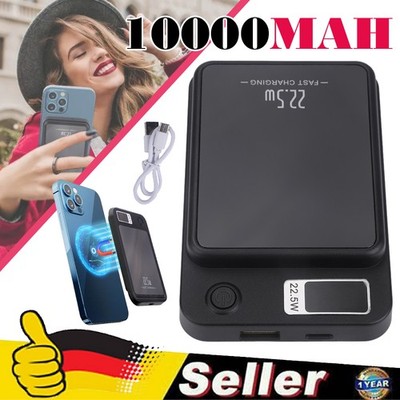 10000mAh Wireless Schnell Ladegerät Magnetische Powerbank 22.5W für iPhone Handy