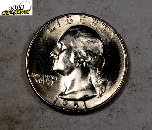 1951-S Washington Quarter * Gem BU++ * 90% Silver * XXQ909