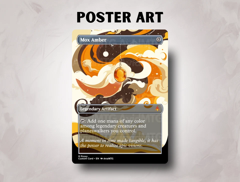 Mox Amber - Custom Magic: The Gathering Card - Image 3 of 4