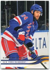 2025-26 Upper Deck Series 2 #370 Carson Soucy New York Rangers