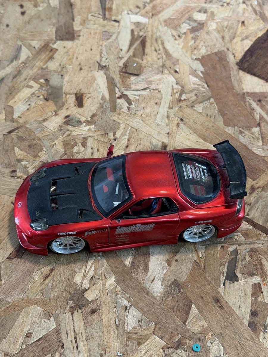 Jada Toys Mazda RX-7 Contemporary Manufacture Diecast Cars, Trucks