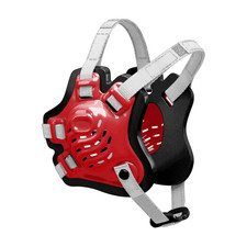 Cliff Keen F5 Tornado Wrestling Headgear/Earguards, Scarlet/Black/White