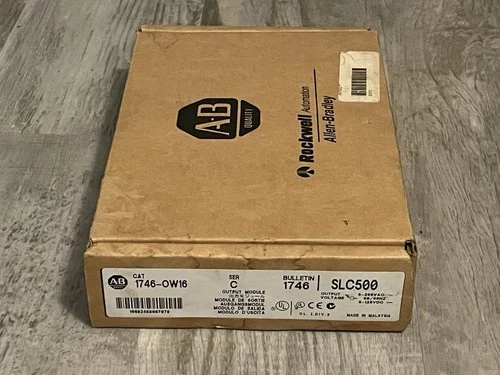 GENUINE Surplus OPEN Allen Bradley 1746-OW16 /C SLC 500 16-PT Output Module
