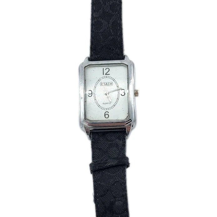Coach Platinum rectangle watch EUC Amazon.com: Coach Cadie Women main image 4