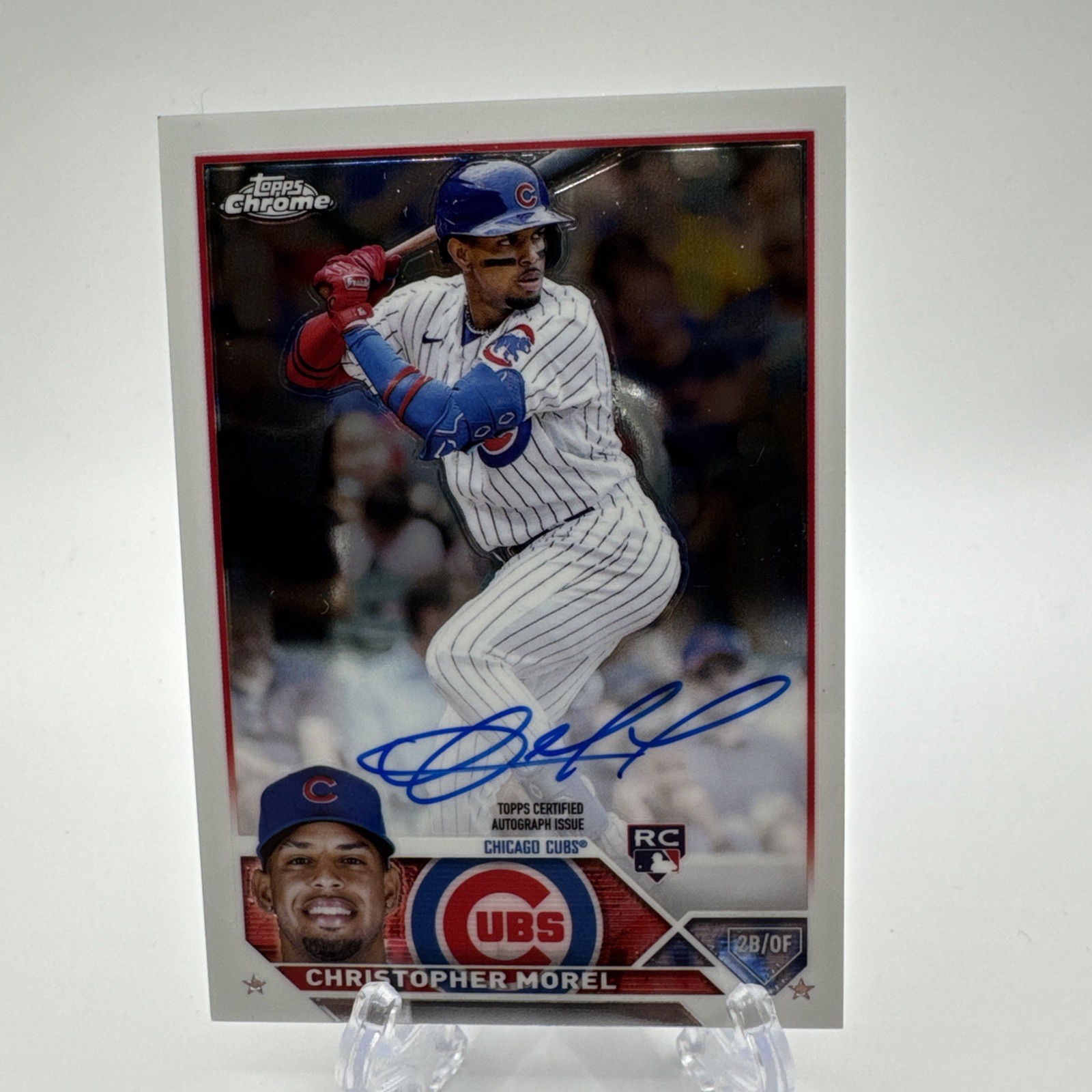 Christopher Morel 2023 Topps Chrome #RA-CMO Auto Rookie RC Cubs A