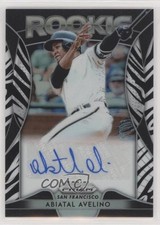 2019 Panini Prizm Rookie Auto Zebra Prizm 4/99 Abiatal Avelino #RA-AA Auto i8n