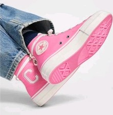 Converse Chuck Taylor All Star Lift Platform Retro Varsity High Top 6 Pink