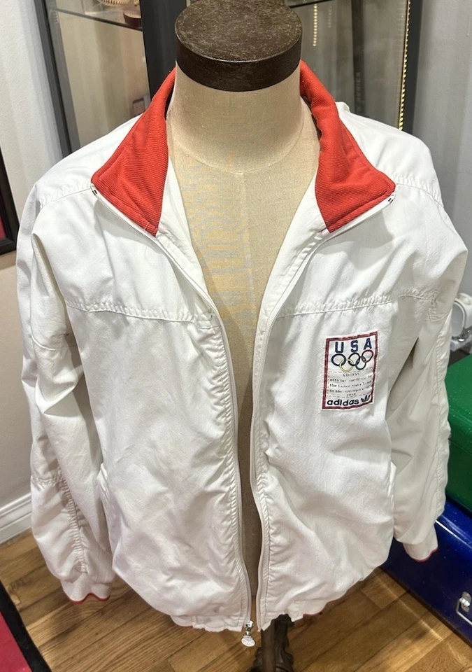 Vintage 1988 Adidas Olympics Official Jacket Men’s XL - Image 2 of 4