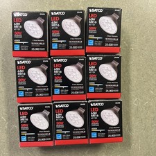 Satco S9496 40 Flood LED 6.5W 50W 12V MR16 2-Pin 9 Count