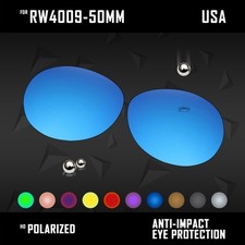 Anti Scratch Polarized Replacement Lens for Ray-Ban Meta Headliner RW4013-50 Opt