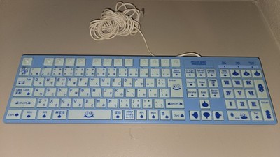 HORI Nintendo Dragon Quest X Slime Keyboard Japan Wii Blue Square Enix Used
