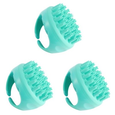 3 Pcs Kopfhaut Massagebürste Massagegerät Shampoo Pinsel Kopfhautmassagebürste