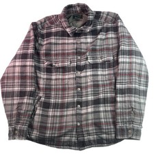 Woolrich Flannel 100 Cotton Plaid Jacket With polyester Lining Men s XL