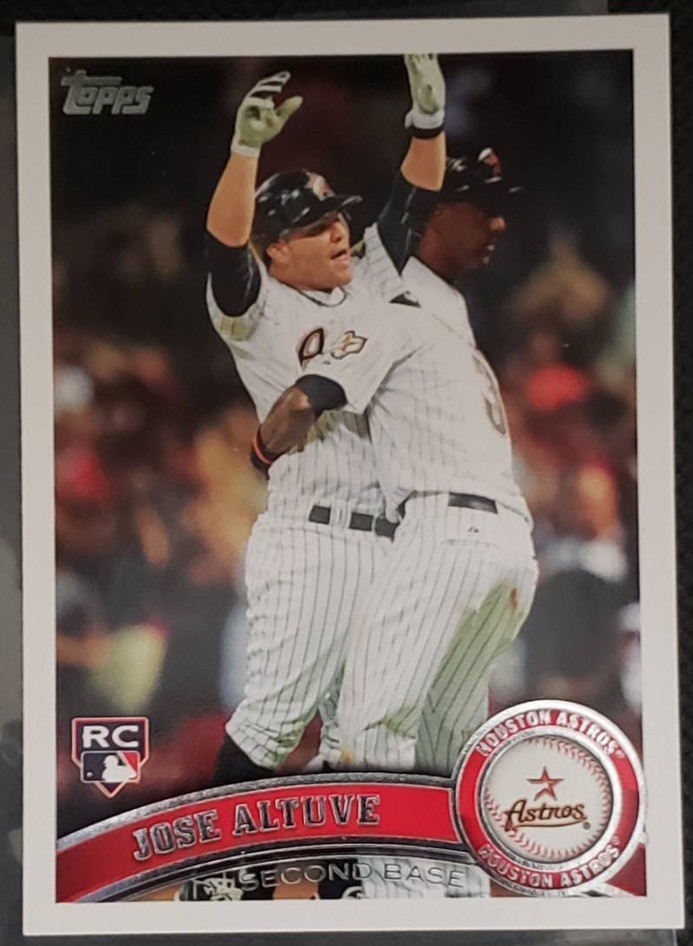 JOSE ALTUVE 2011 TOPPS UPDATE US132 📈 ROOKIE CARD RC