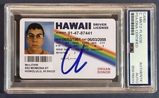 McLovin Fake ID Superbad Signed Auto PSA/DNA Slabbed Christopher Mintz-Plasse