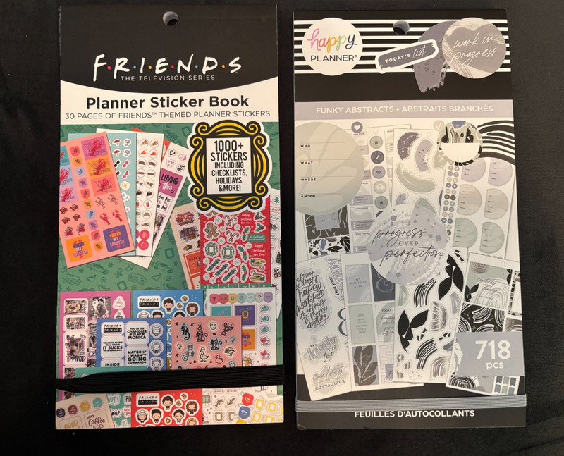Happy Planner Stickers & Friends Stickers (total lot of 6) NEW