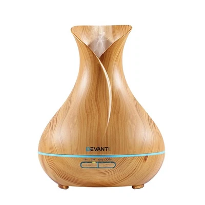 Devanti Aroma Diffuser Aromatherapy Light Wood 400ml - image 1 of 4