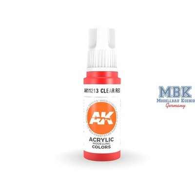 AK Interactive S.L. AK-11213 Clear Red (3rd Generation)