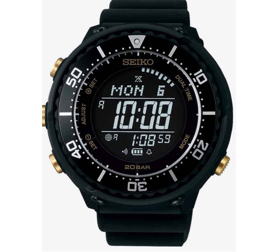 SEIKO ProspeX SBEP005 Field Master Solar Watch Tuna Can Digital