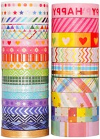 Gold Washi Tape Set, 27 Rollen, Deko Klebeband FüR Scrapbooking & Bastelarbeiten