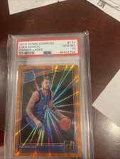 2018-19 Panini Donruss - Rated Rookies Luka Dončić #177 Holo Orange Laser (RC)