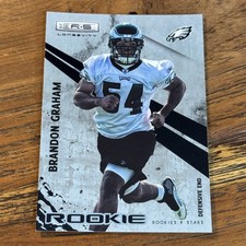 Brandon Graham 2010 Panini Rookies & Stars LONGEVITY Rookie Card RC #176 SP. rookie card picture