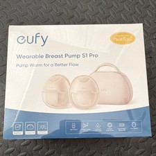 eufy S1 Pro Double Electric Wearable Breast Pump Heated App Charging Case