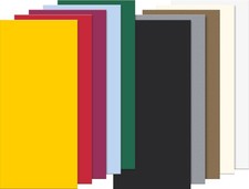 10 Wachsplatten (77,86&euro;/m&sup2;)  f&uuml;r Kerzenkunst Kerzen verzieren - bunt-gold-silber