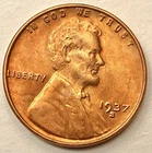 1937-S  Choice BU Uncirculated RB/RD - Lincoln Wheat Cent C164