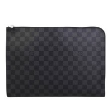Louis Vuitton N64437 Damier Graphite Pochette Jour GM Clutch Bag