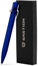 BASTION BOLT ACTION LIGHTWEIGHT EDC ALUMINUM BLUE PEN. Fast Free Shipping!