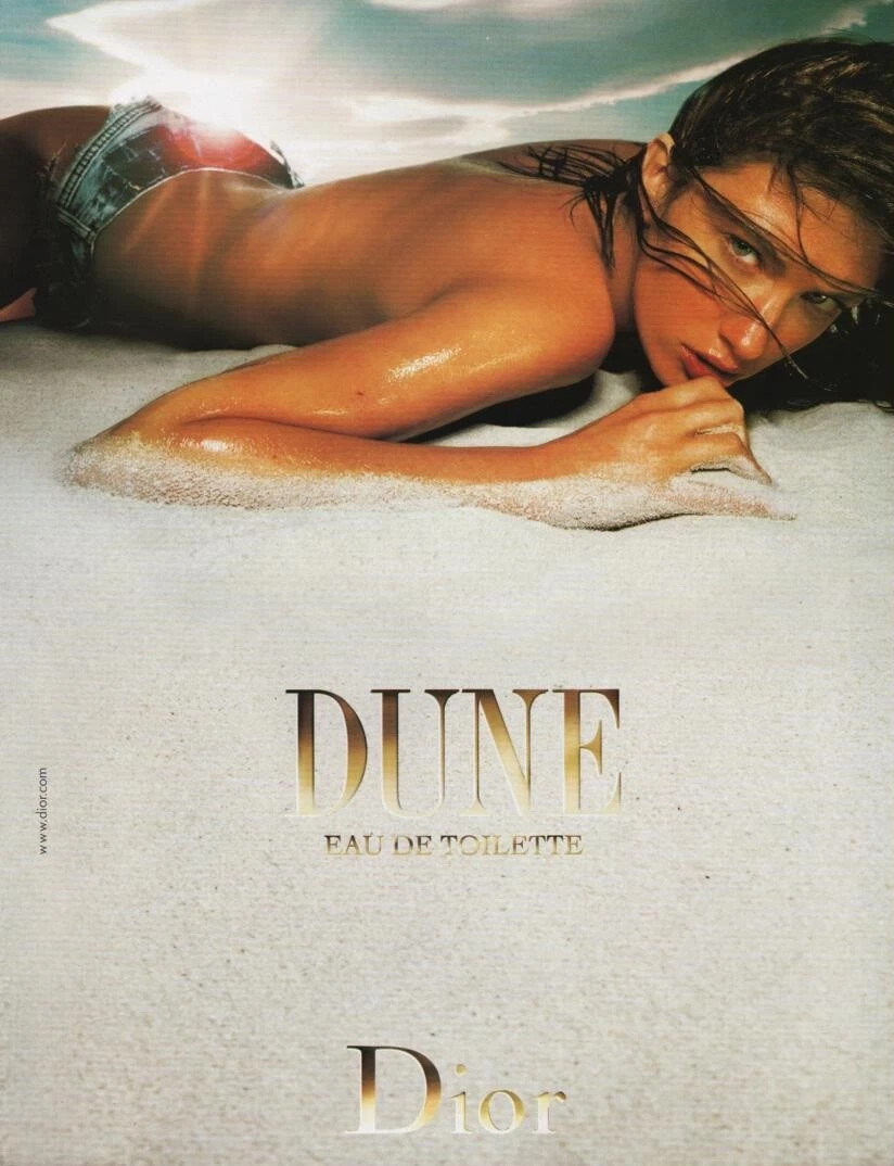 Publicité papier Parfum. Perfume ad. Dior Dune 2001