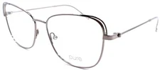 Airlock Pure P-5008 070 Women's Eyeglasses Titanium 54-15-145 Light Gunmetal