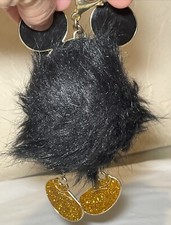 Disney Fuzzy Bag Charm Mickey Mouse Pimpom