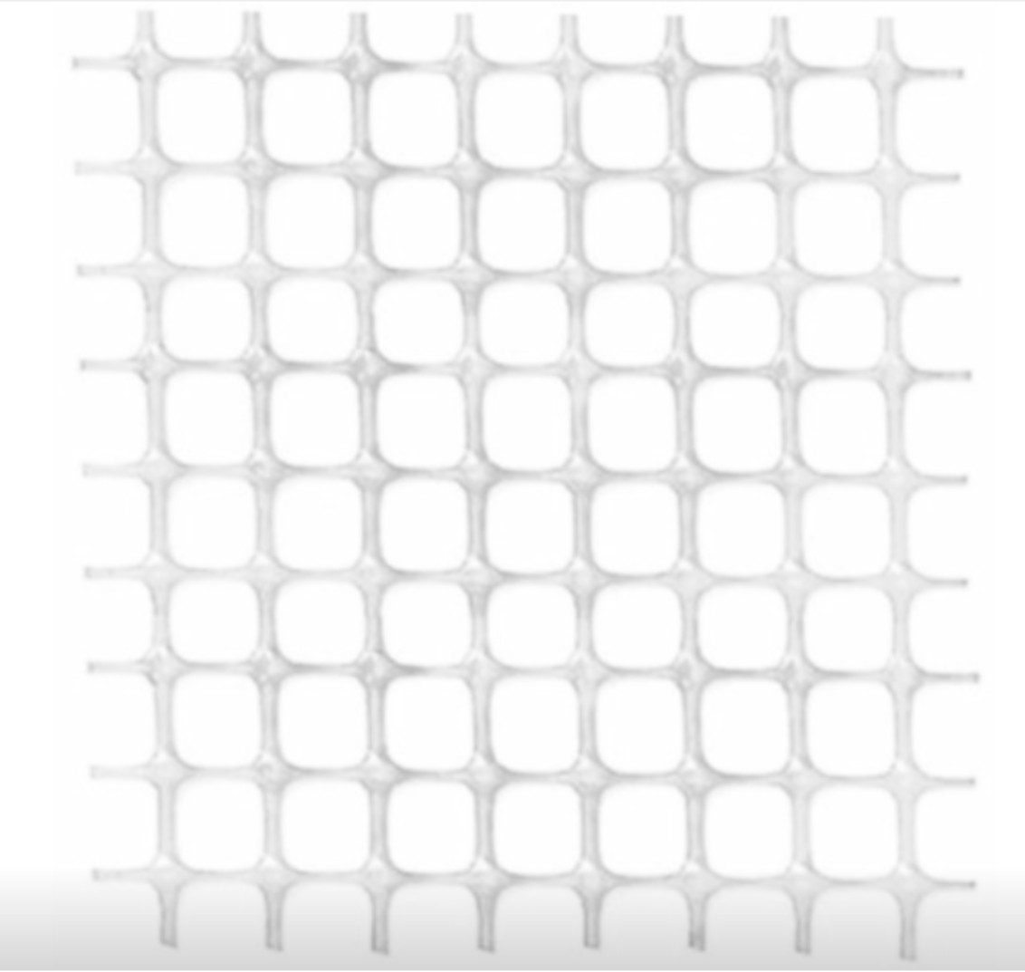 Rete Balconi Quadranet Bianca 1x50 mt | Protezione Sicura per Ringhiere