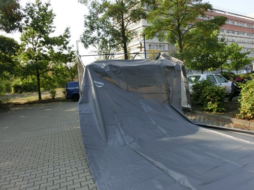 Ersatzplane HAUSFORM DACH Plane SHELTERLOGIC Weidezelt 3,7m x 3,7m x 2,45m - Bild 2 von 12