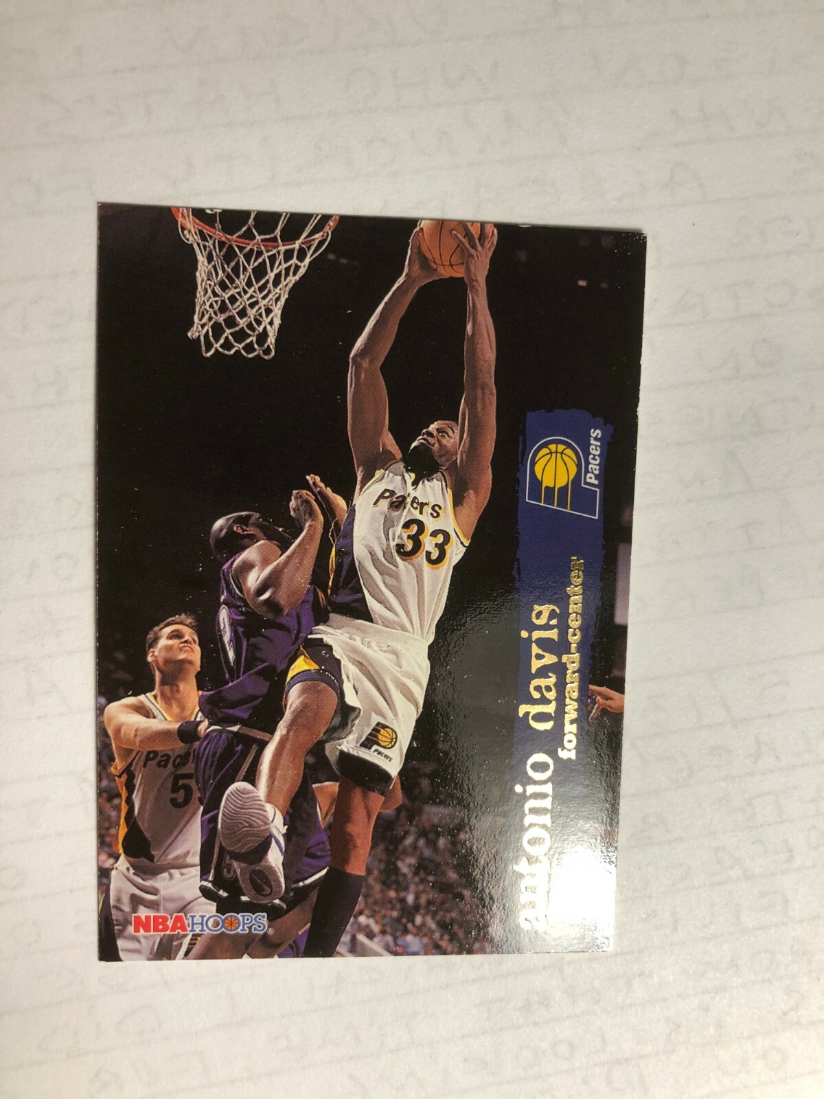 Nice 1996 ANTONIO DAVIS SkyBox Basketball Card  # 307 Made in USA