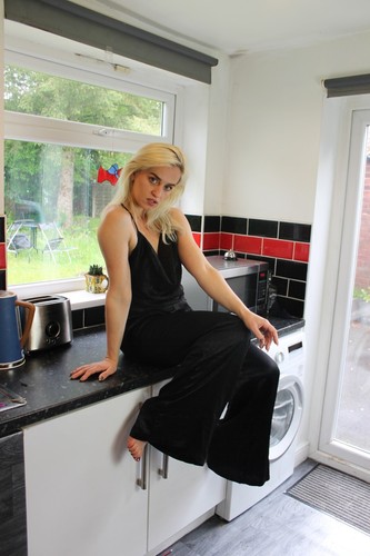 Misguided Black Wide Leg jumpsuit Size 8 EU 36 - Picture 11 of 11